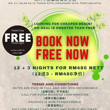 Stay With Me Capsules Hostel Malacca Esterno foto